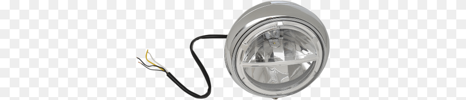 Drag Specialties Headlight Led Chrome, Transportation, Vehicle, Smoke Pipe Free Png Download