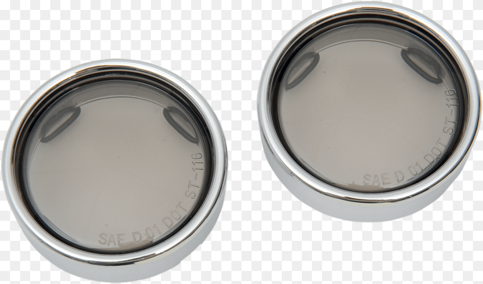 Drag Specialties Pair Chrome Bullet Smoked Trim Ring Circle, Face, Head, Person Png Image