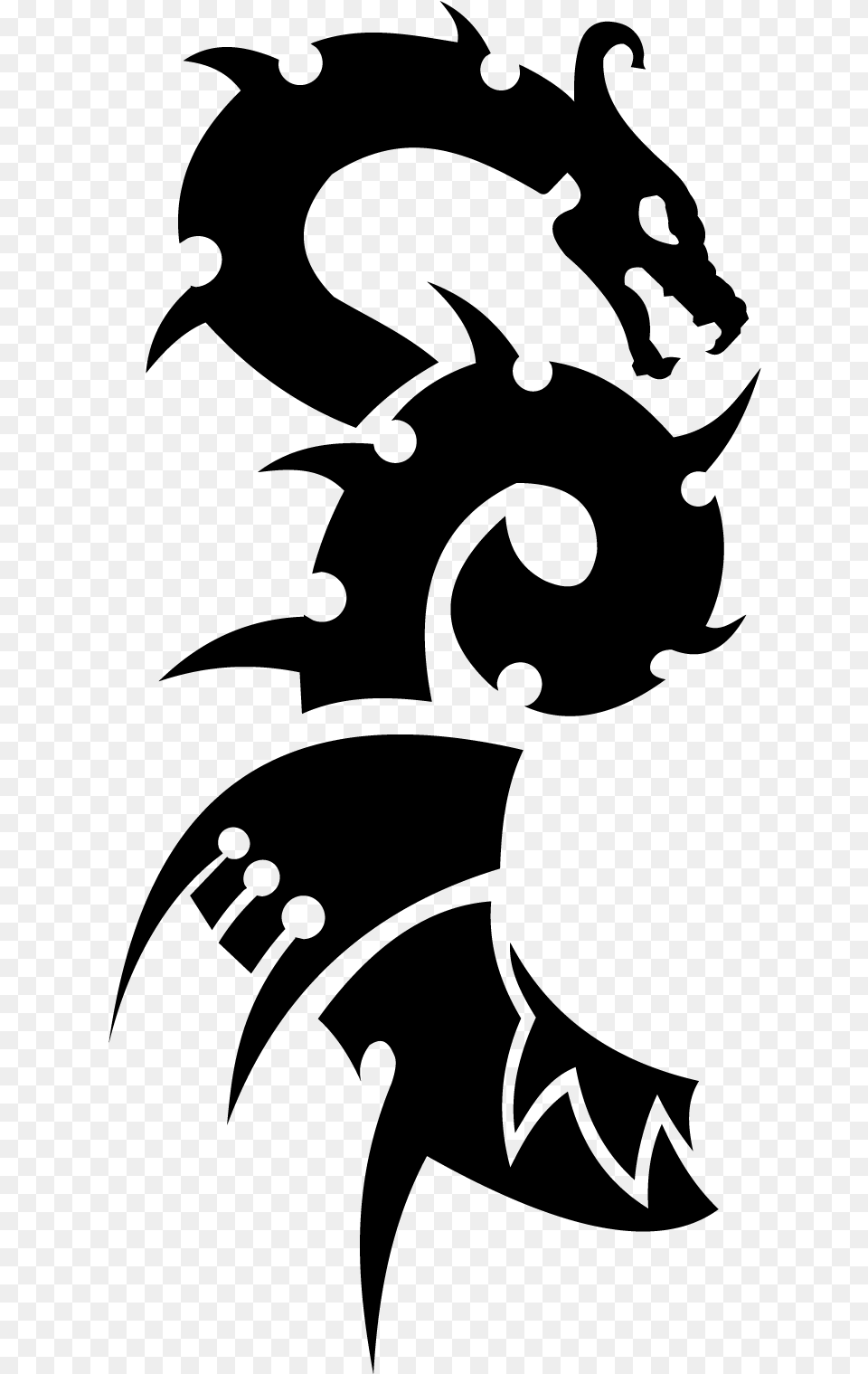 Dragon, Gray Png Image