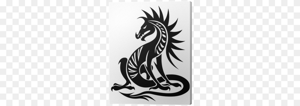 Dragon, Stencil Png