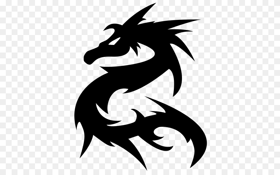 Dragon, Gray Png Image