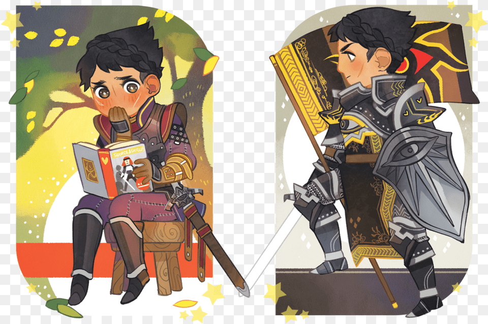 Dragon Age Inquisition Anime, Publication, Book, Comics, Baby Png Image