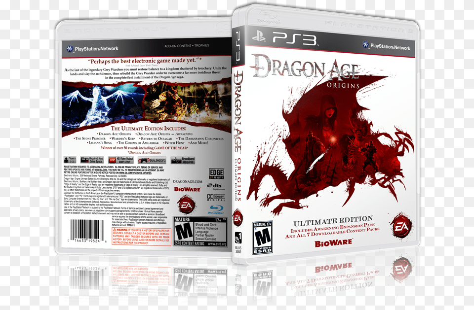 Dragon Age Origins Box, Advertisement, Poster, Publication, Adult Png Image