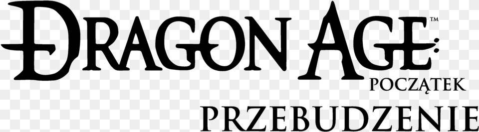 Dragon Age Przebudzenie Logo Dragon Age Origins Logo, Gray Free Png Download