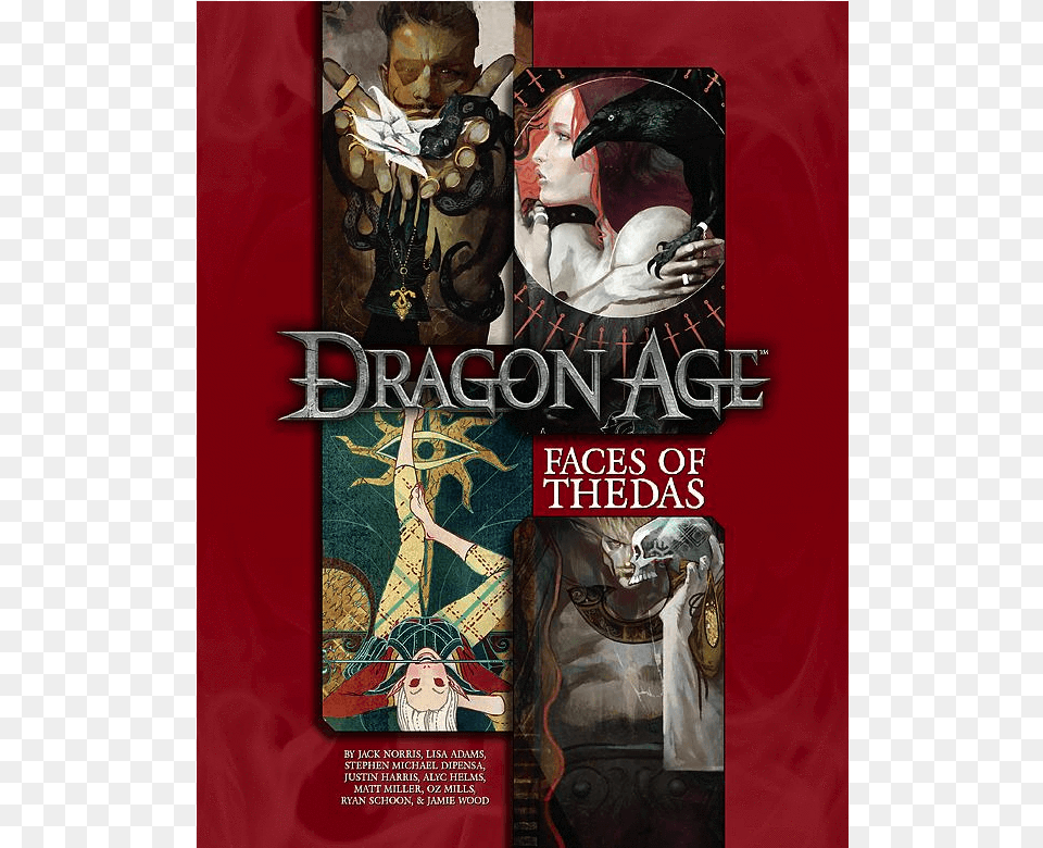 Dragon Age Rpg Dragon Age Faces Of Thedas, Publication, Book, Person, Adult Png