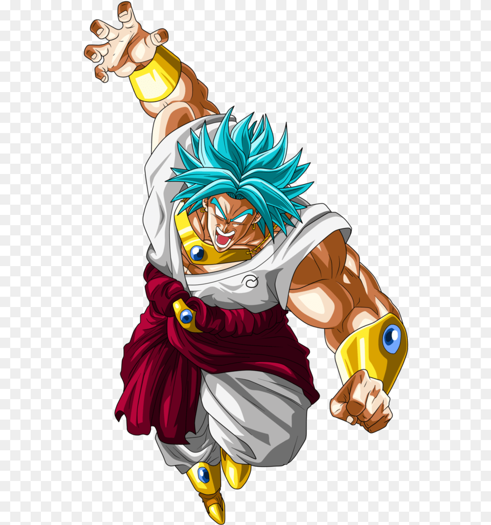 Dragon Ball Broly File De Broly Ssj Blue, Book, Comics, Publication, Baby Free Png Download