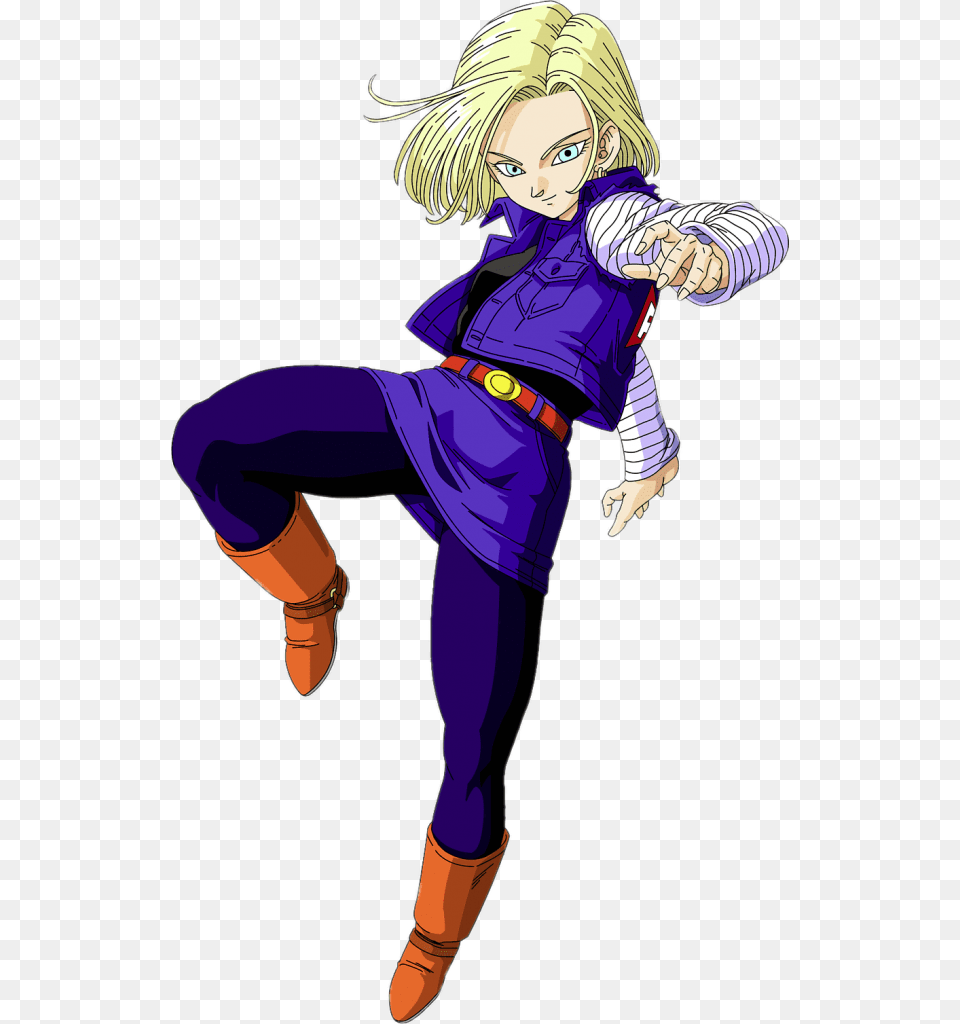 Dragon Ball Character Android Android, Book, Publication, Comics, Adult Free Transparent Png