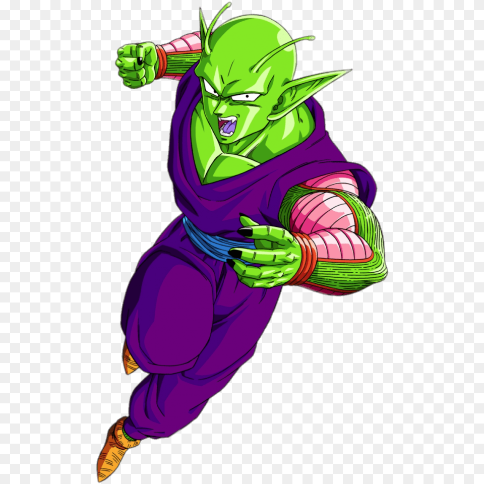 Dragon Ball Character Piccolo Fighting, Book, Comics, Publication, Purple Free Transparent Png