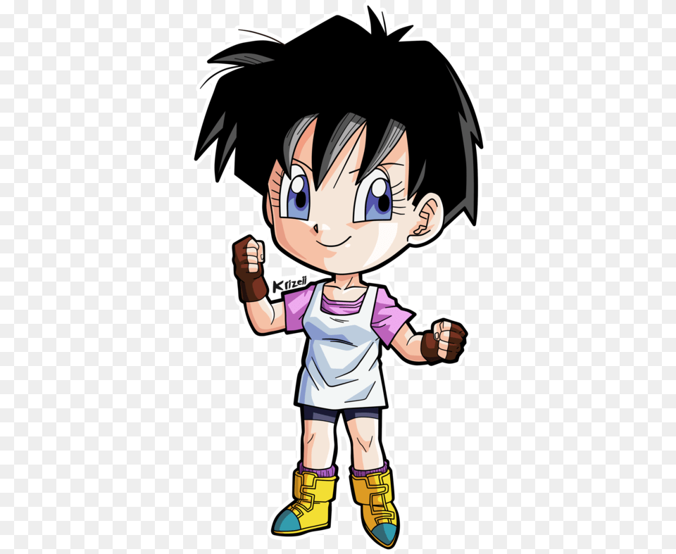 Dragon Ball Chibi Videl Download Chibi Dbz Mr Satan, Book, Comics, Publication, Baby Free Png