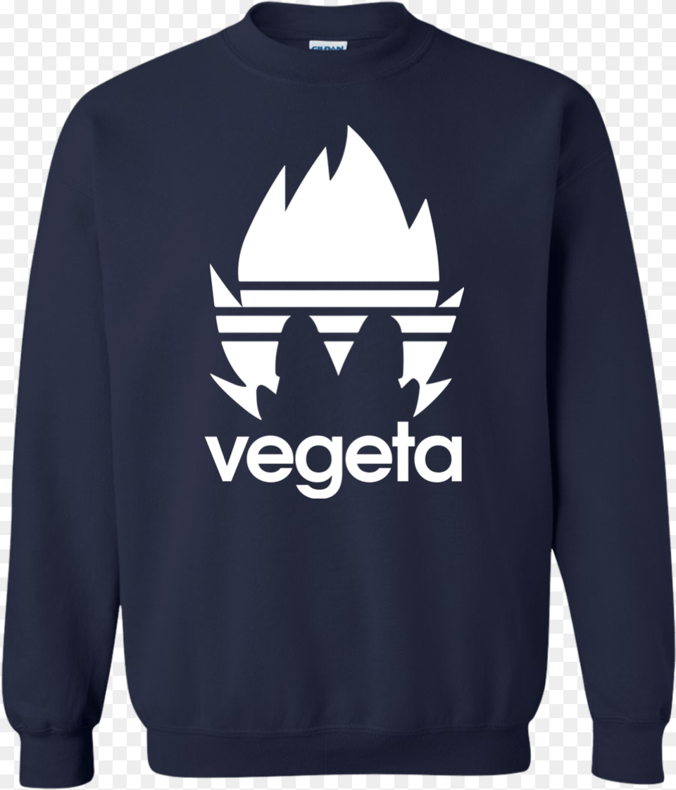 Dragon Ball Dbz Vegeta Adidas Logo Shirt Hoodie Tee Shirt Vegeta, Clothing, Knitwear, Sweater, Sweatshirt Png