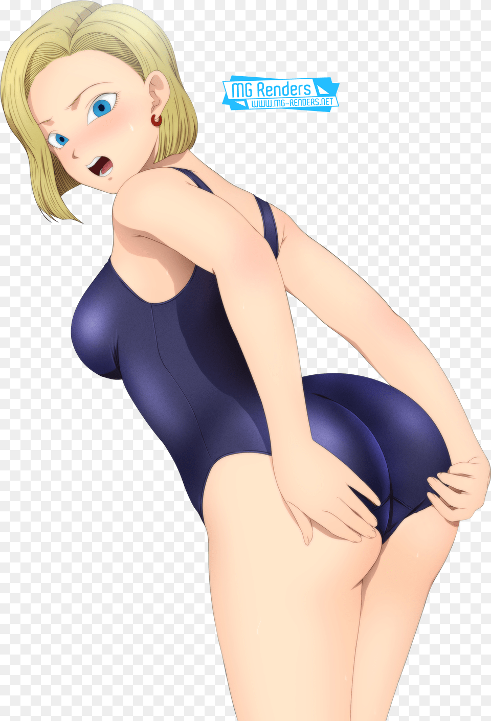 Dragon Ball Dragon Ball Android 18 Hentai Ass, Adult, Swimwear, Person, Woman Png