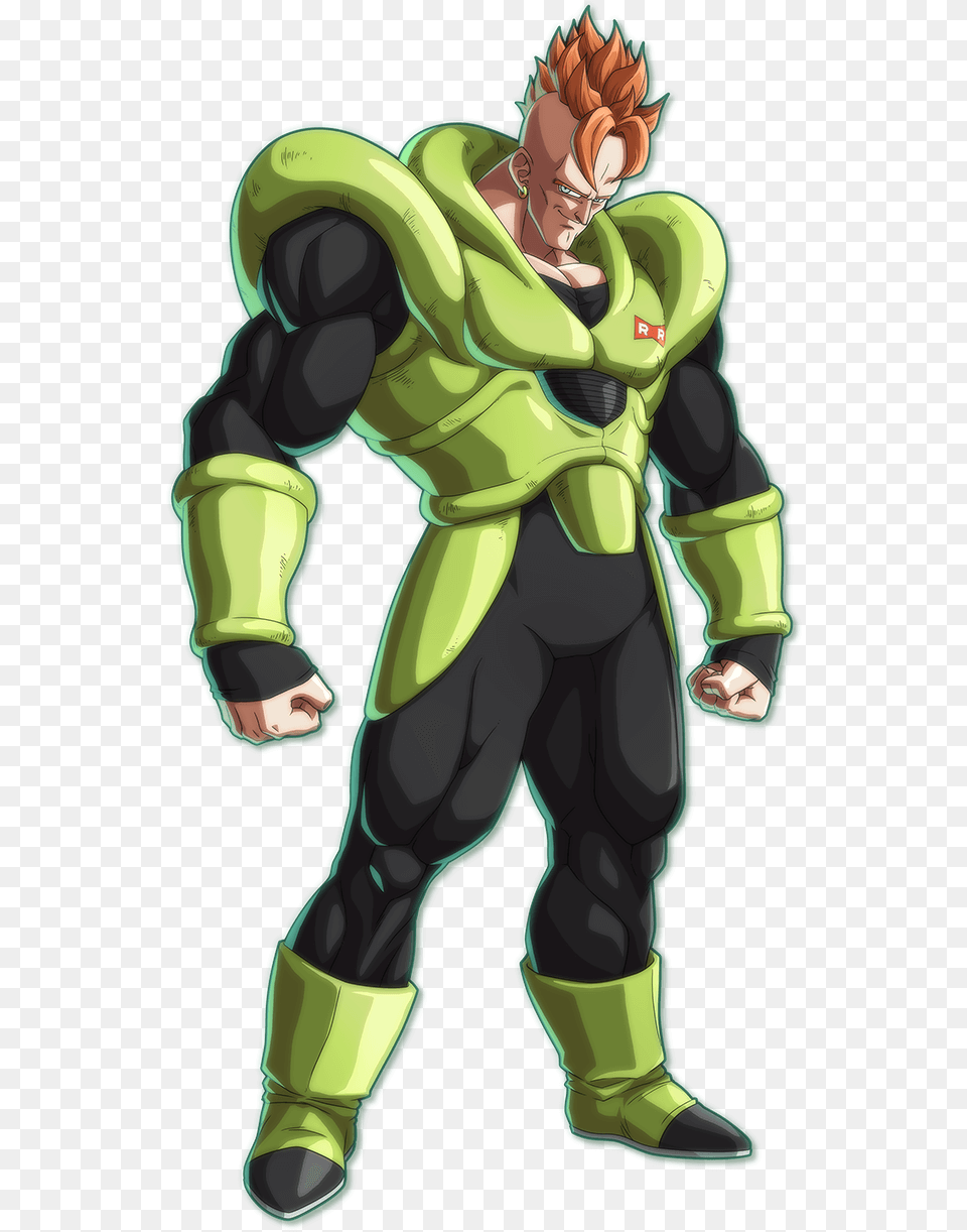 Dragon Ball Fighterz Android 16 Dragon Ball Android 16, Book, Comics, Publication, Baby Free Png Download