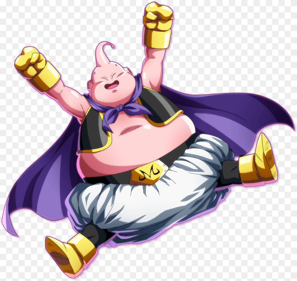 Dragon Ball Fighterz Clipart Freeuse Buu Dragon Ball Fighterz, Book, Comics, Publication, Purple Free Png Download