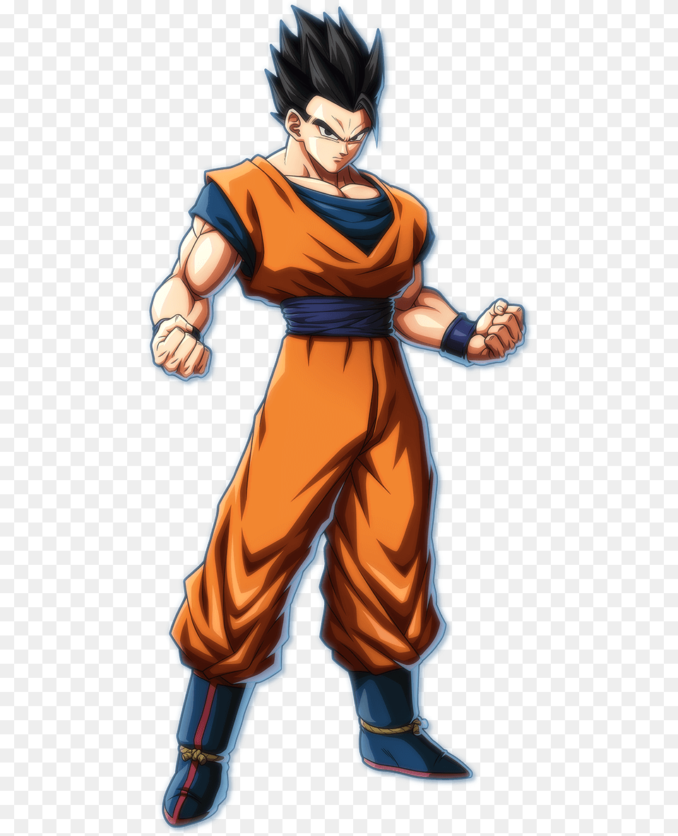 Dragon Ball Fighterz Gohan, Person, Publication, Book, Comics Png