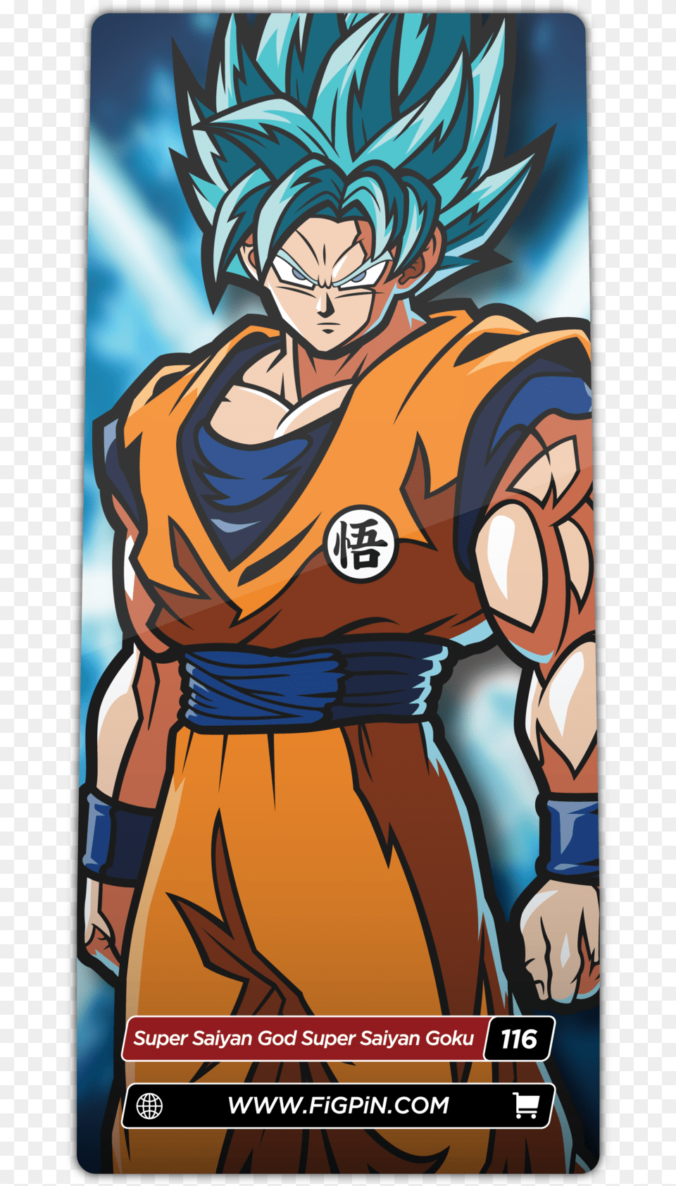 Dragon Ball Fighterz Ssgss Goku Enamel Pindata Src Dragon Ball Fighterz Goku Super Saiyan Blue, Book, Comics, Publication, Baby Free Png Download