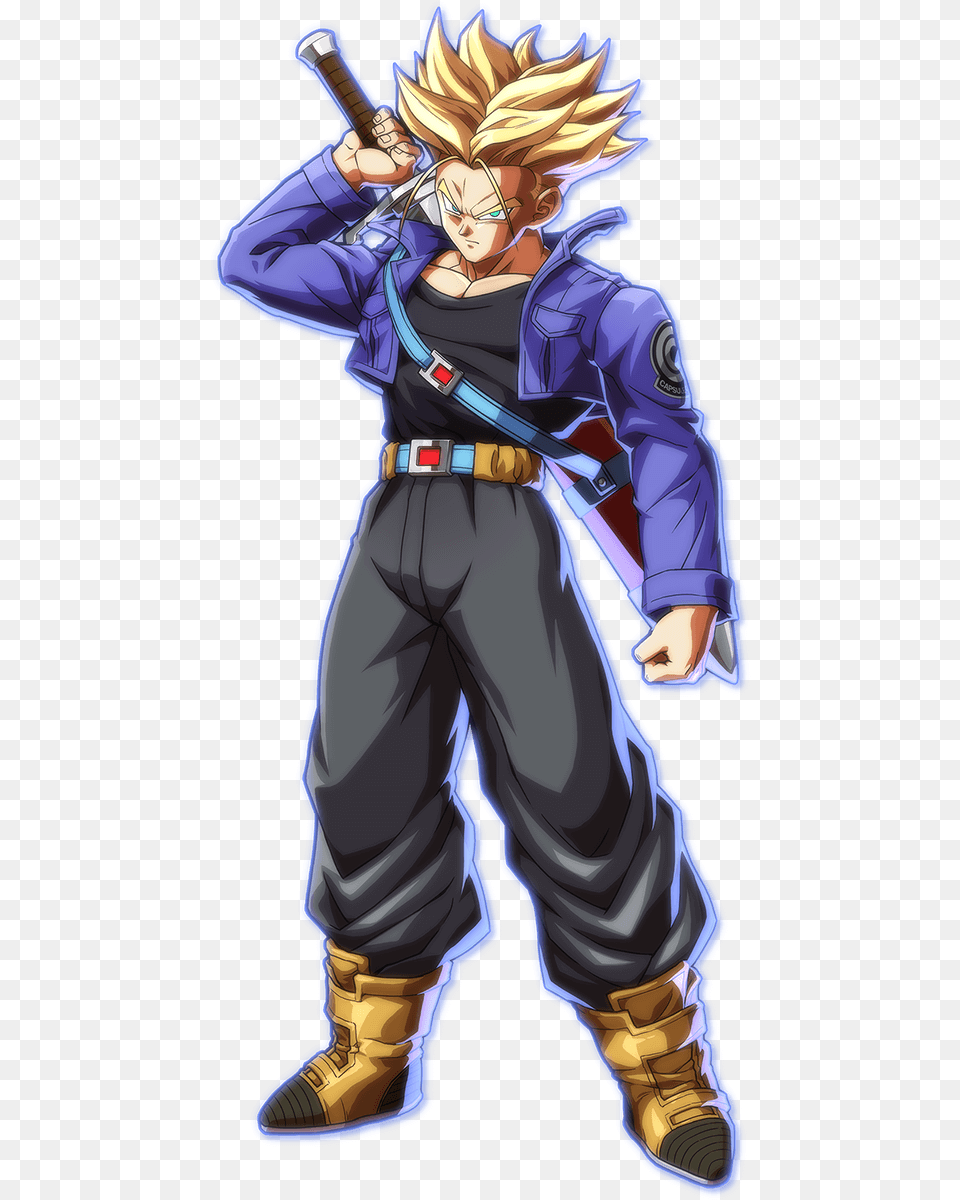 Dragon Ball Fighterz Trunks, Adult, Book, Publication, Comics Free Transparent Png