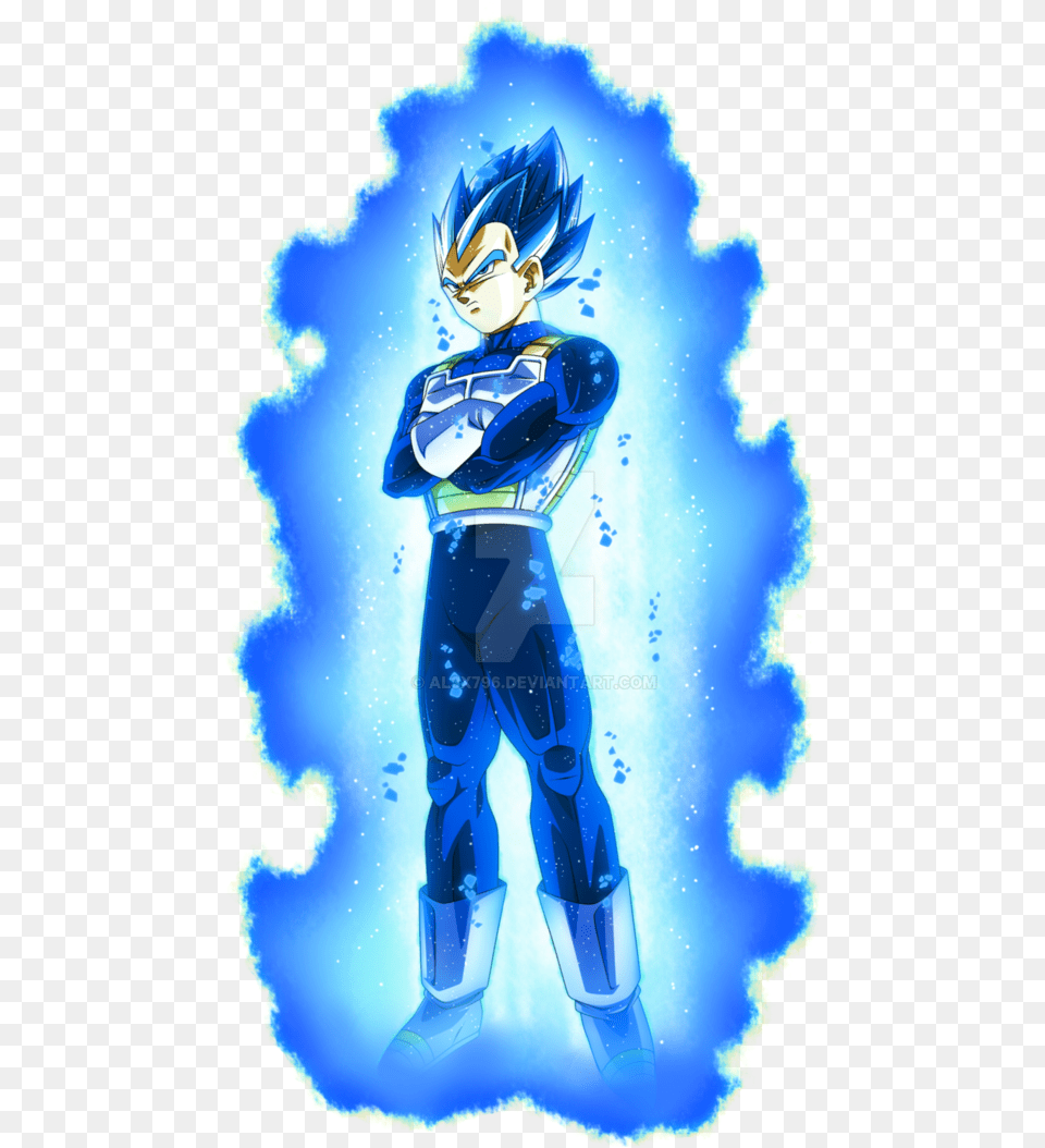 Dragon Ball Fighterz Vegeta Blue, Book, Comics, Publication, Person Png Image