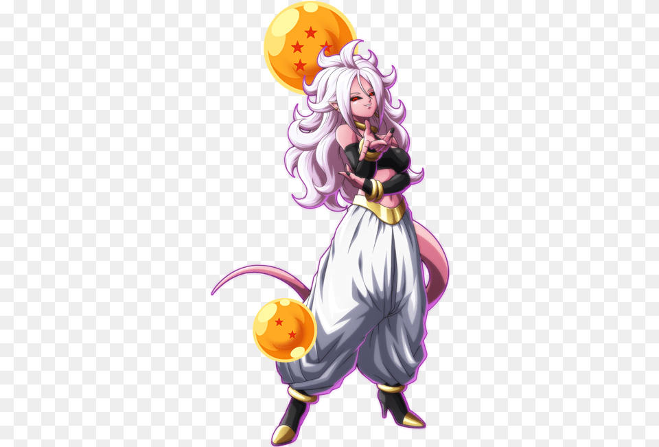 Dragon Ball Fighterz World Tour Dragon Ball Fighterz Android 21, Book, Comics, Publication, Baby Free Transparent Png