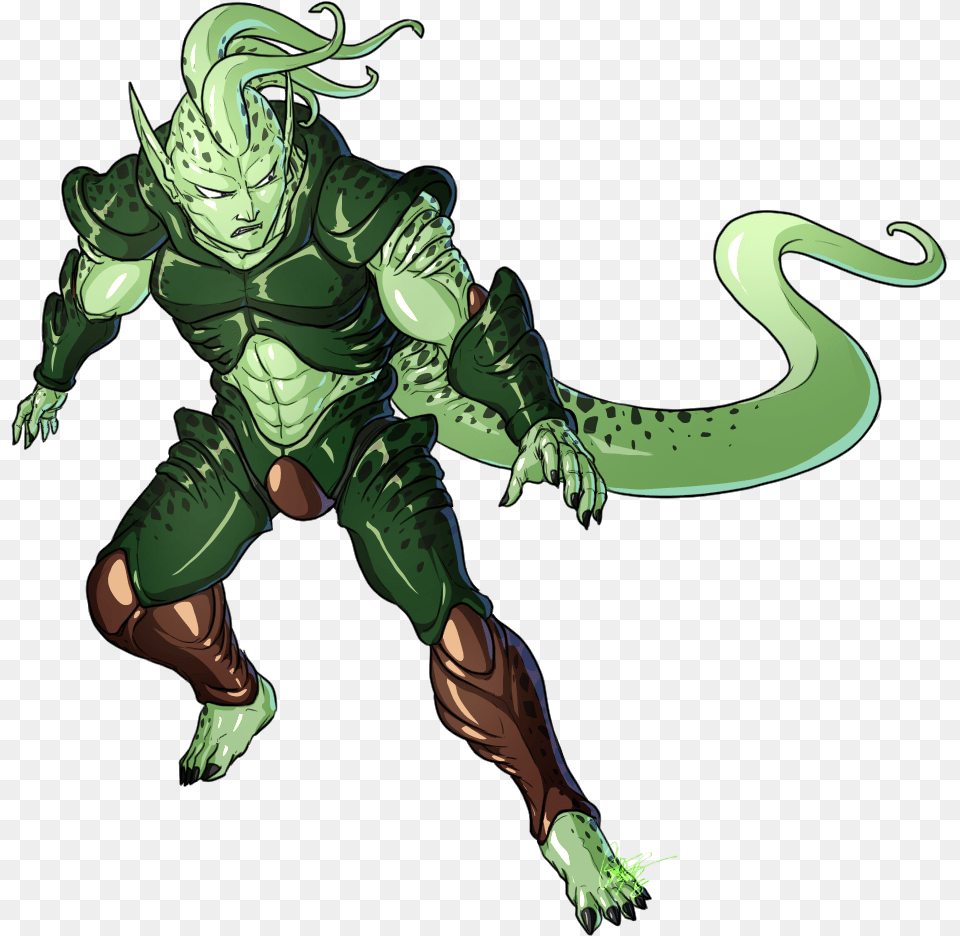 Dragon Ball Fusions Fan Art, Green, Person, Face, Head Free Png