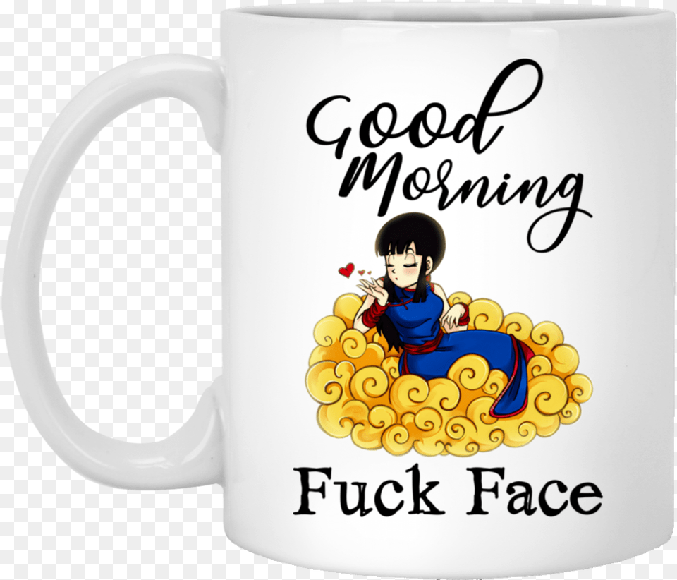 Dragon Ball Goku Good Morning Fuck Face Couple Mug Cc Mug, Baby, Person, Publication, Book Free Png Download