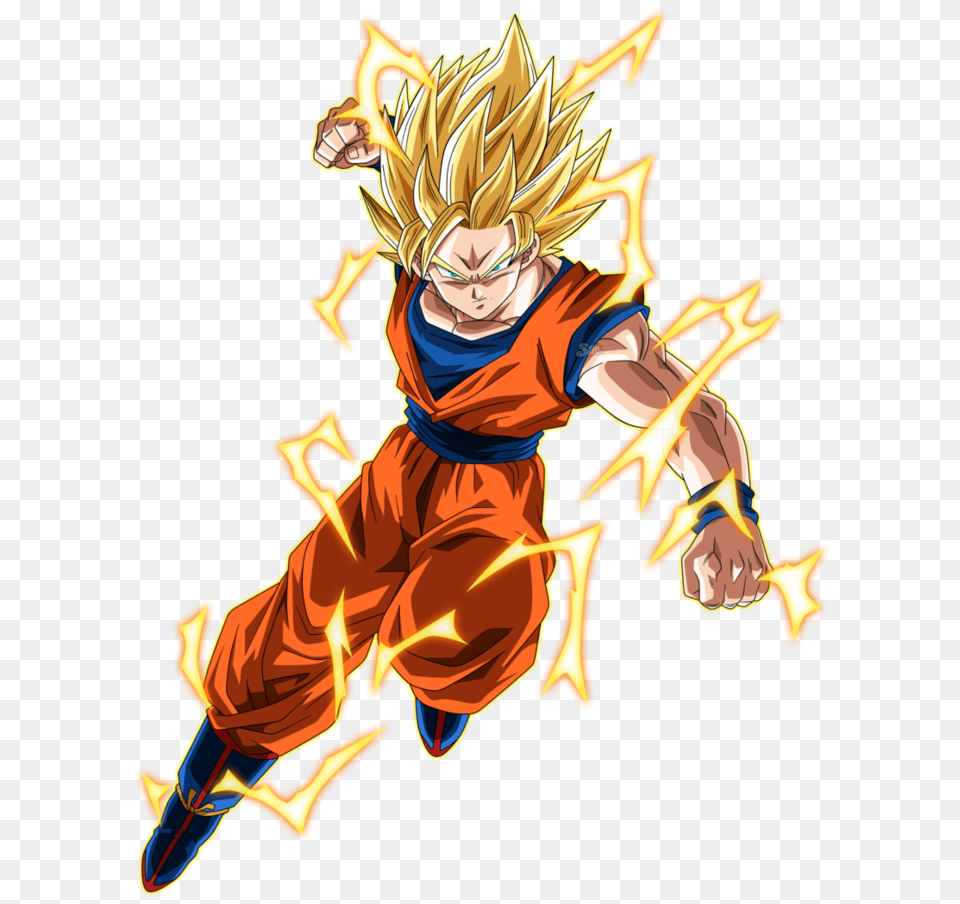 Dragon Ball Goku Ssj2 Image Dragon Ball Goku, Book, Comics, Publication, Person Free Transparent Png