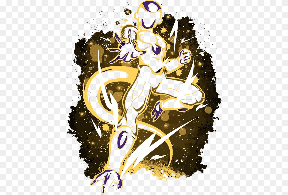 Dragon Ball Golden Frieza Illustration Dermeszt Dragon Ball Pl, Art, Graphics, Animal, Invertebrate Free Png Download