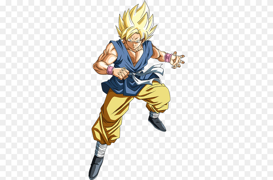 Dragon Ball Gt Adult Goku, Book, Comics, Publication, Person Free Png