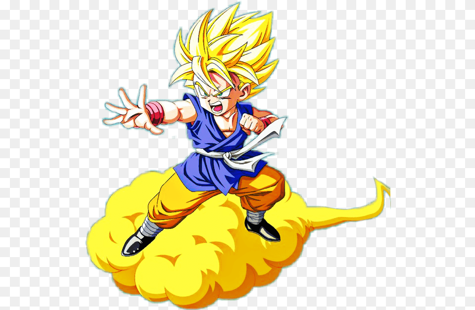 Dragon Ball Gt Kid Goku Clipart Full Size Clipart Dragon Ball Gt Kid Goku, Book, Comics, Publication, Baby Png