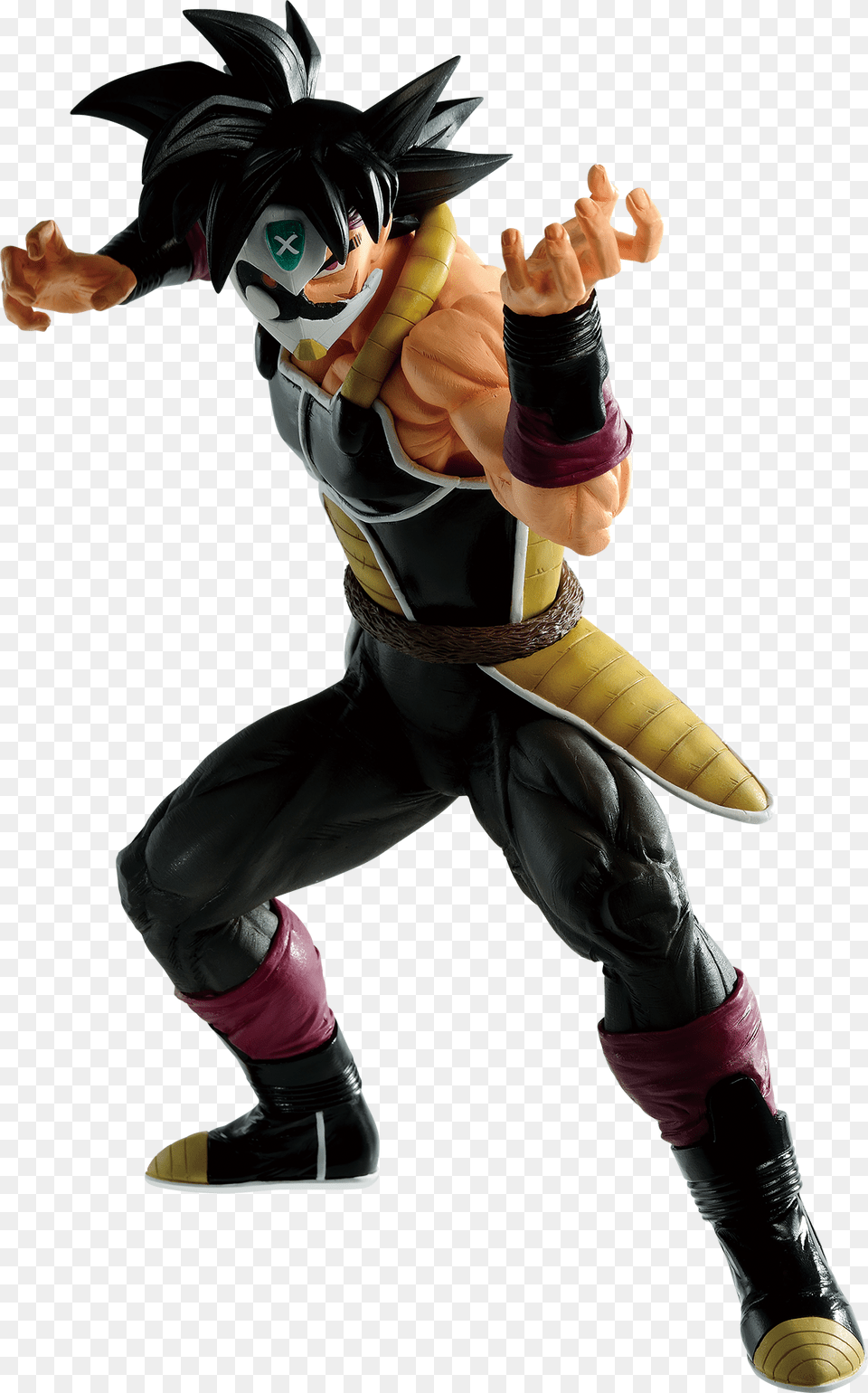 Dragon Ball Masked Saiyan Figure, Book, Publication, Comics, Person Png Image