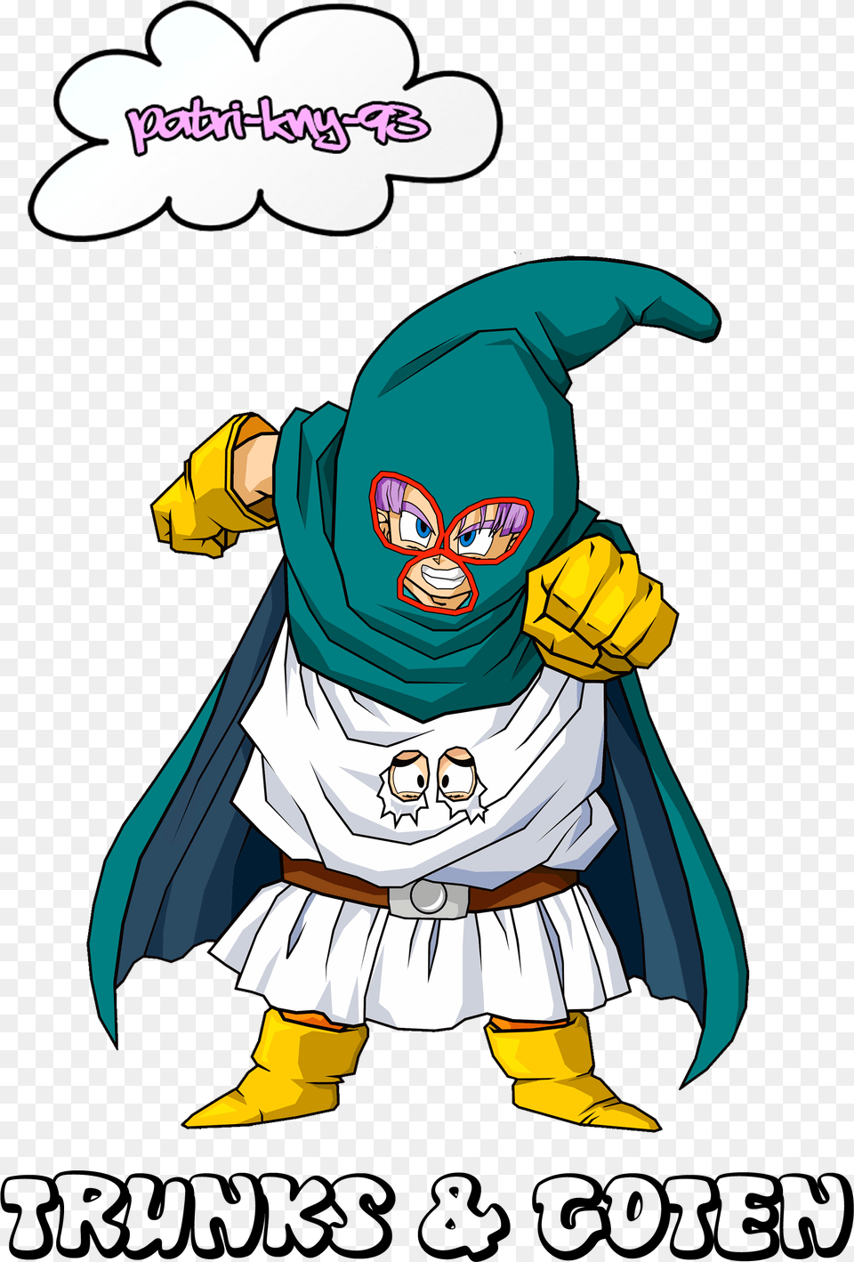 Dragon Ball Mighty Mask Transparent Goten And Trunks Mighty Mask, Book, Comics, Publication, Baby Free Png