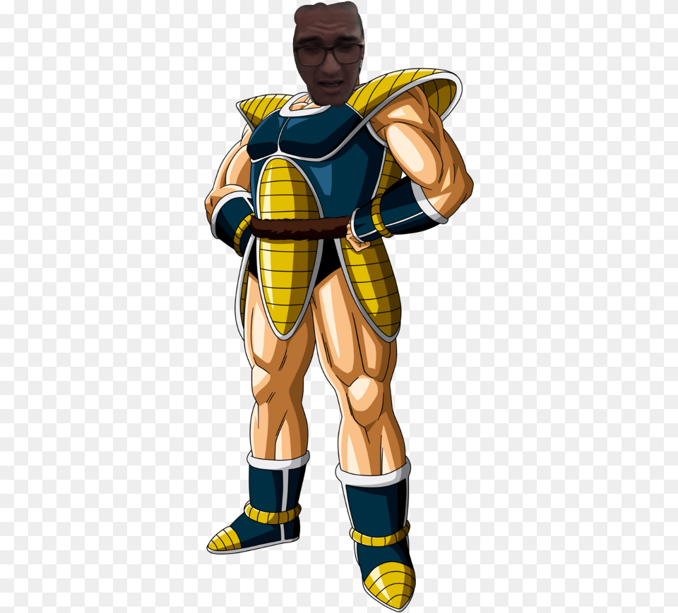 Dragon Ball Nappa Deviant Art, Adult, Male, Man, Person Png Image