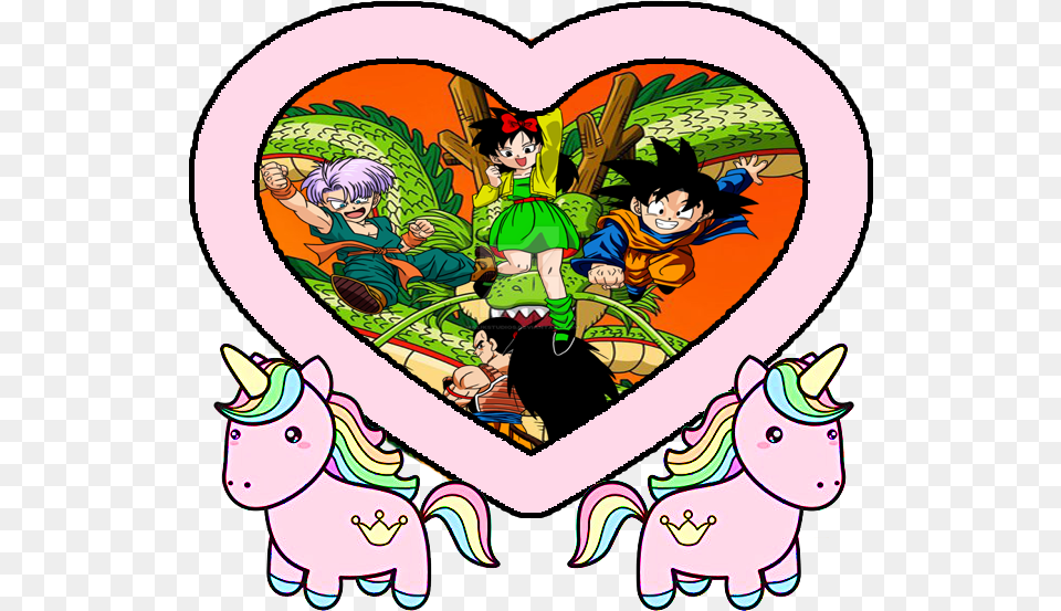 Dragon Ball Rampr Episode Applicable Pun Rainbow Hair Cute Unicorn With Crown, Book, Comics, Publication, Baby Free Transparent Png