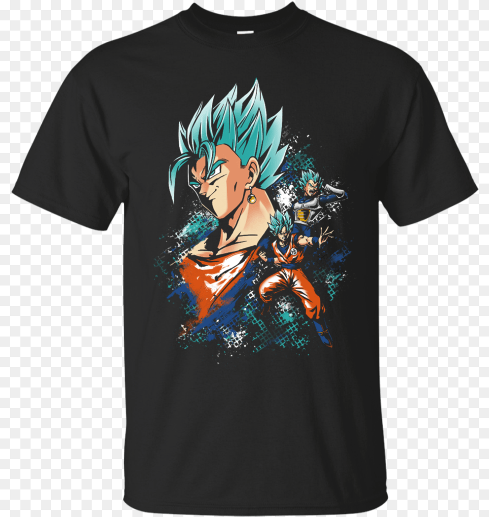 Dragon Ball Return Of The Ultimate Vegito T Shirt U0026 Hoodie Goku Vs Naruto T Shirt, Clothing, T-shirt, Face, Head Free Transparent Png