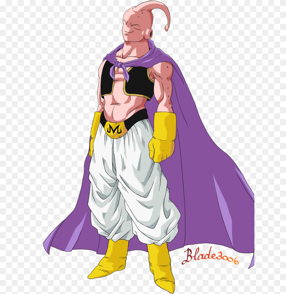 Dragon Ball Slim Majin Buu, Book, Cape, Clothing, Comics Free Png Download