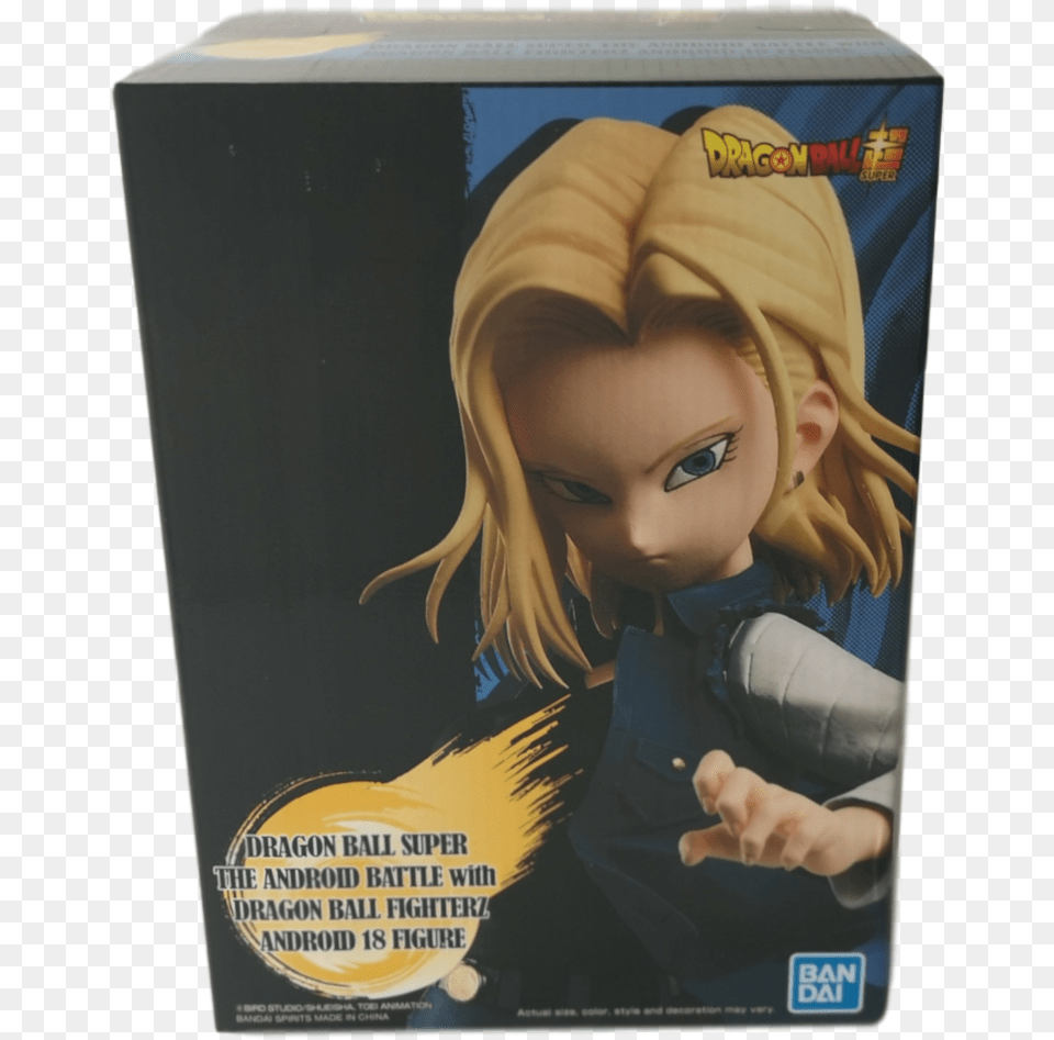 Dragon Ball Super Android 18 The Battle Fighterz Figure Dragon Ball Fighterz Android 18 Figure, Doll, Toy, Face, Head Free Transparent Png