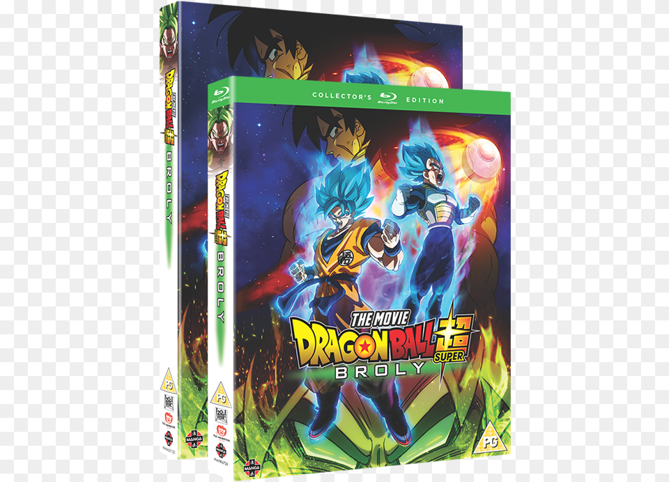 Dragon Ball Super Broly Dvd, Book, Comics, Publication, Person Free Png