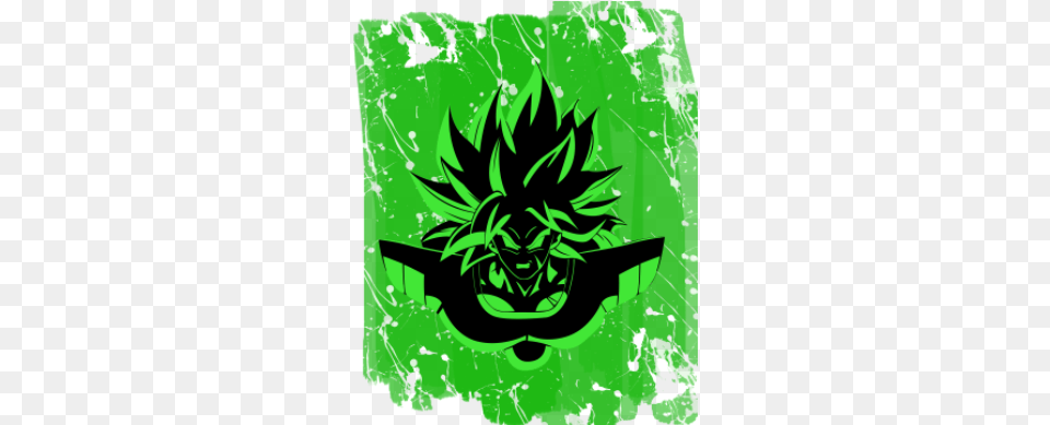 Dragon Ball Super Broly Frankly Wearing Automotive Decal, Green, Symbol, Emblem Free Png
