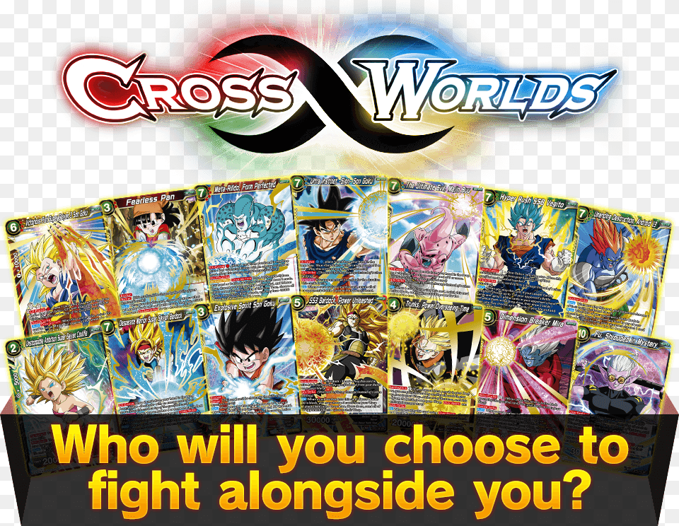 Dragon Ball Super Card Game Cross Worlds, Book, Comics, Publication, Baby Free Transparent Png