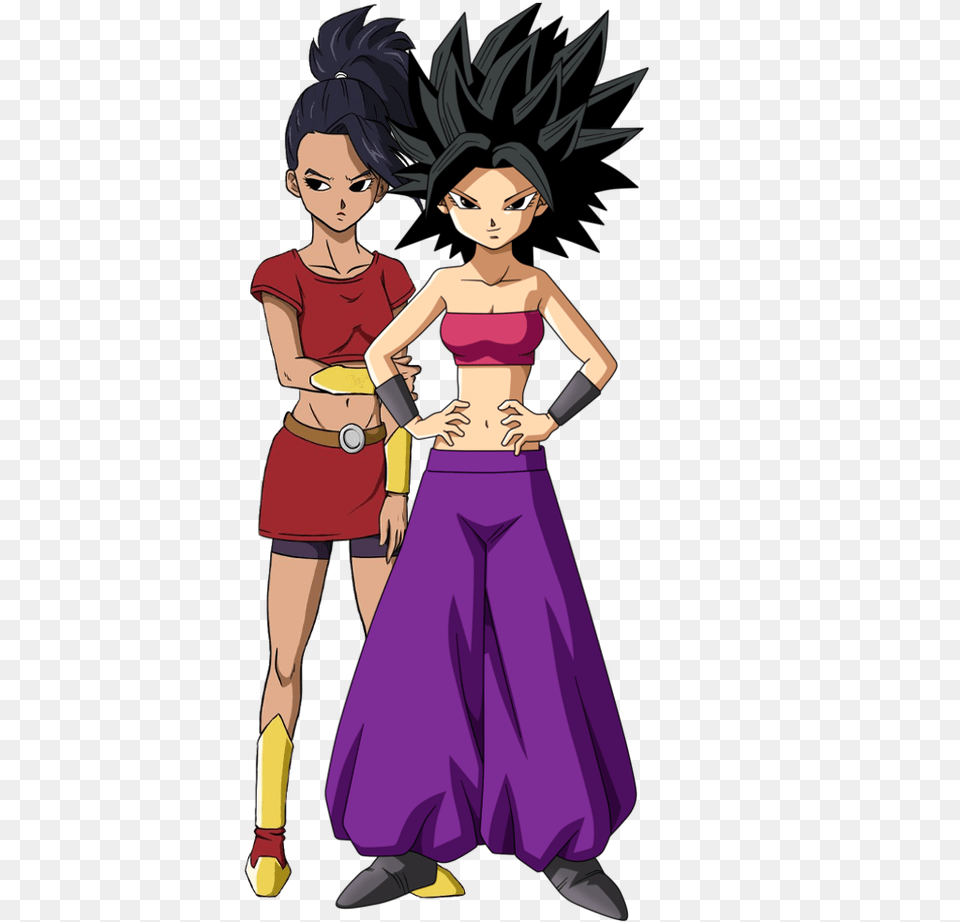 Dragon Ball Super Caulifla Goke Caulifla And Kale Dragon Ball Super, Book, Publication, Comics, Adult Png Image