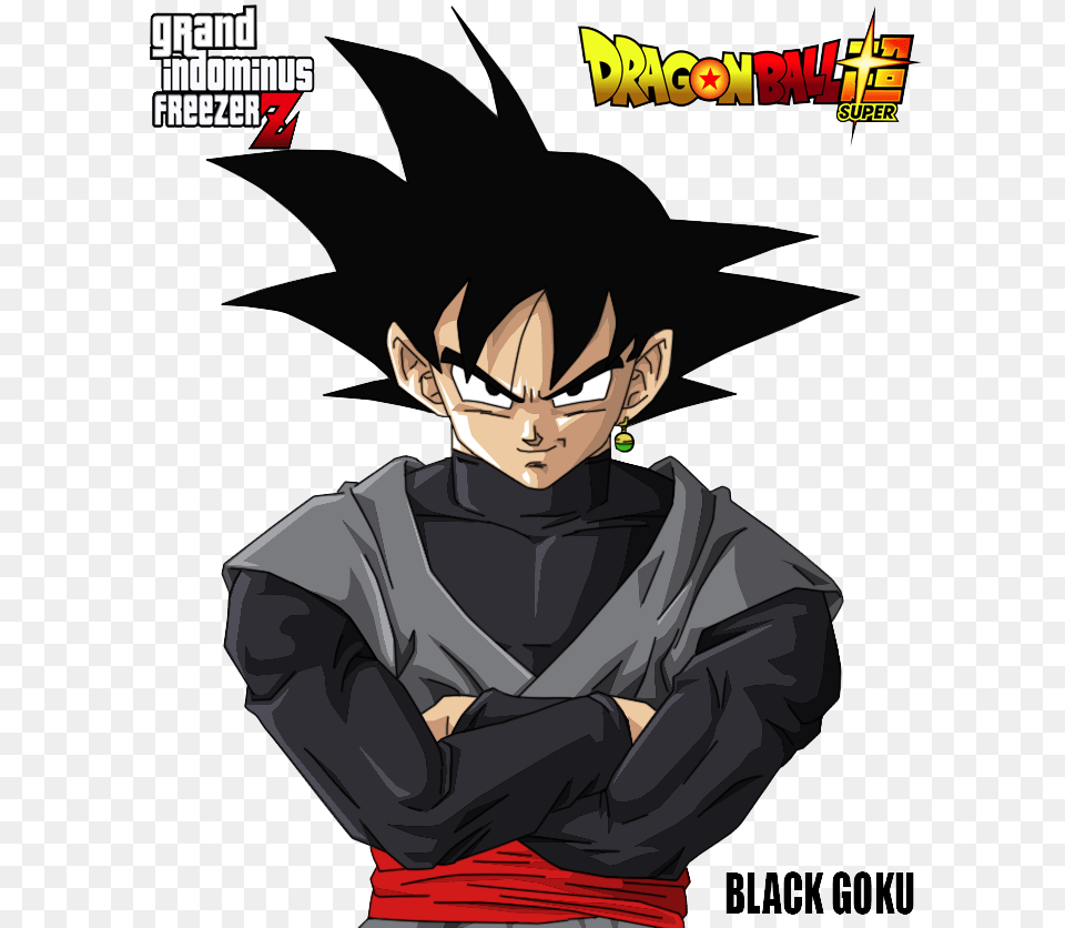 Dragon Ball Super Character Goku In Black, Book, Comics, Publication, Adult Free Transparent Png