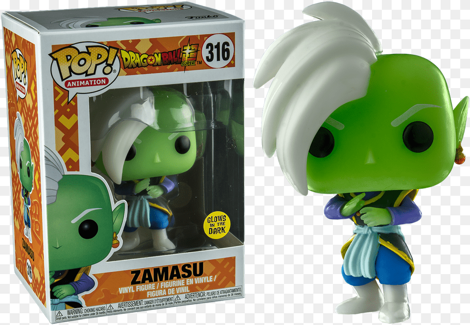 Dragon Ball Super Funko Pop Zamasu Glow In The Dark, Toy, Figurine, Helmet Free Png Download