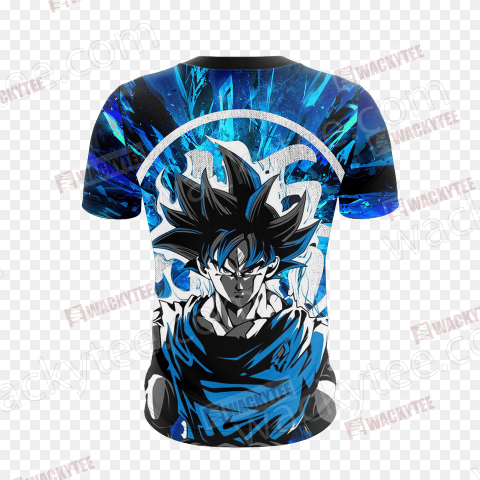Dragon Ball Super Goku New Unisex 3d T Shirt Ultra Instinct Goku Sticker, Clothing, T-shirt, Person, Face Free Png Download