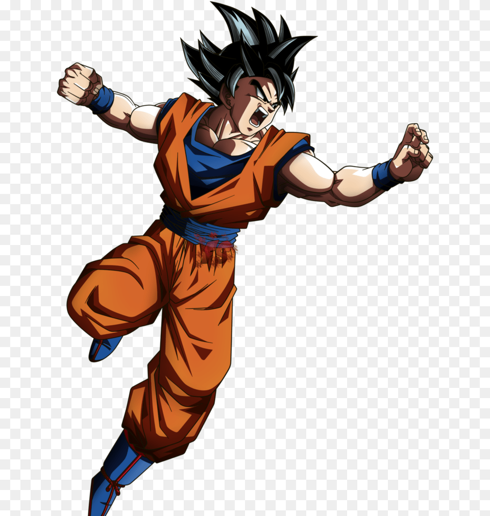 Dragon Ball Super Goku Render, Book, Comics, Publication, Person Png Image