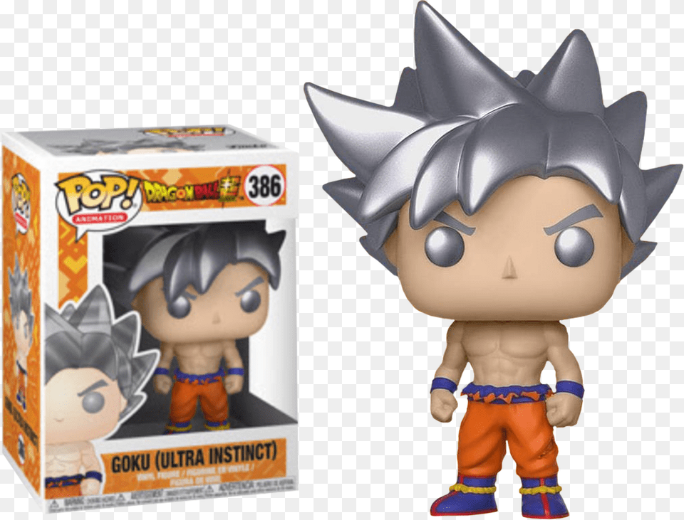 Dragon Ball Super Goku Ultra Instinto Pop, Doll, Toy, Baby, Face Free Png
