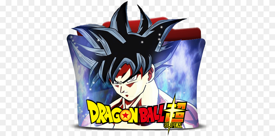 Dragon Ball Super Icon Transparent, Book, Comics, Publication, Person Free Png