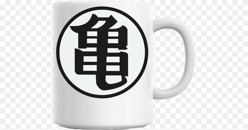Dragon Ball Super Kame School Emblem Mug Mugs Anime Turtle Hermit Logo, Cup, Beverage, Coffee, Coffee Cup Png