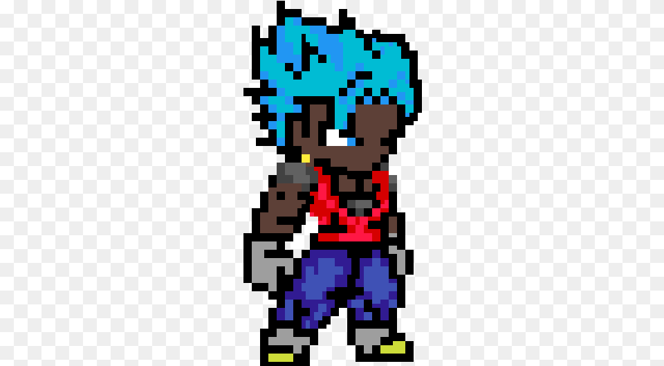 Dragon Ball Super Pixel Arts, Qr Code, Art Free Transparent Png