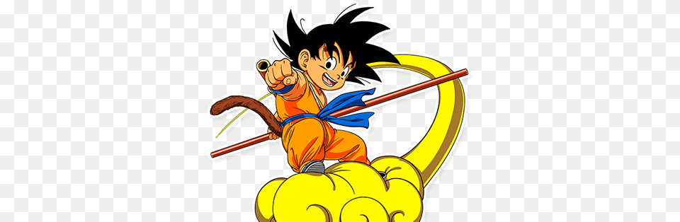 Dragon Ball Super Projects Kid Goku On Nimbus, Book, Comics, Publication, Face Free Transparent Png