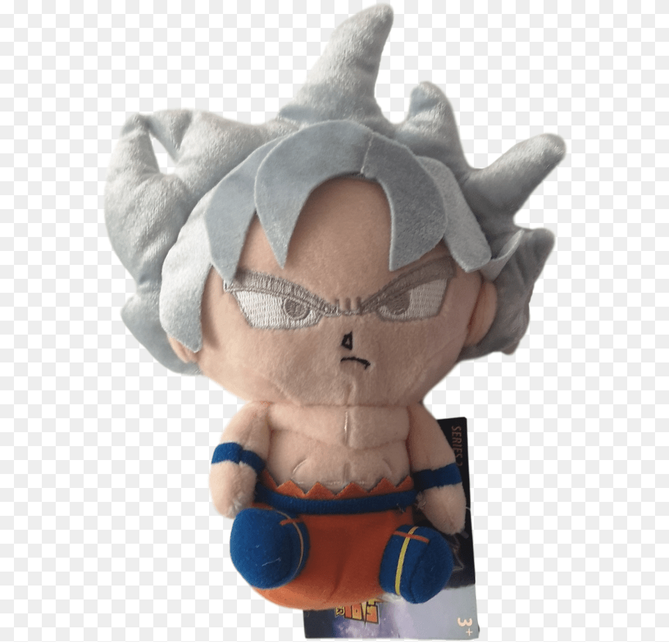 Dragon Ball Super Ultra Instinct Goku 6 Figurine, Plush, Toy, Baby, Person Png Image