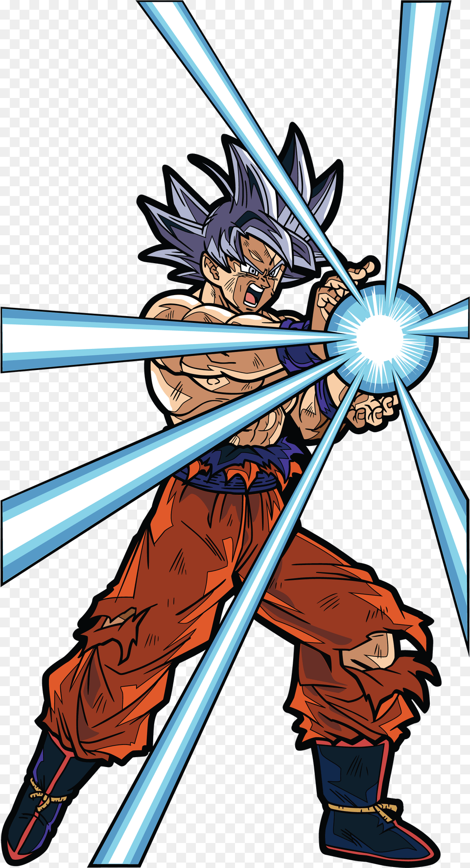 Dragon Ball Super Ultra Instinct Goku Figpin, Book, Comics, Publication, Anime Free Png Download